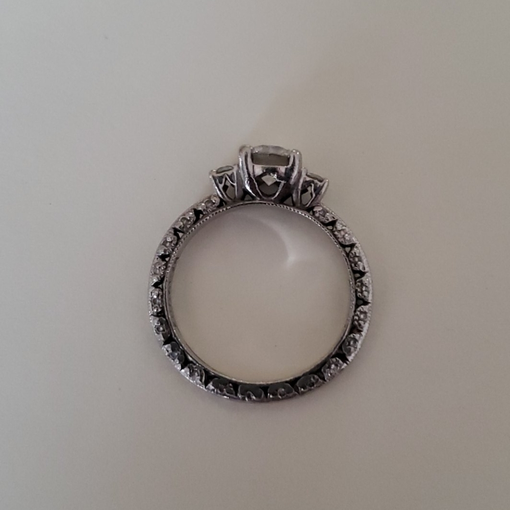 Tacori Platinum and Diamond Ring size 7